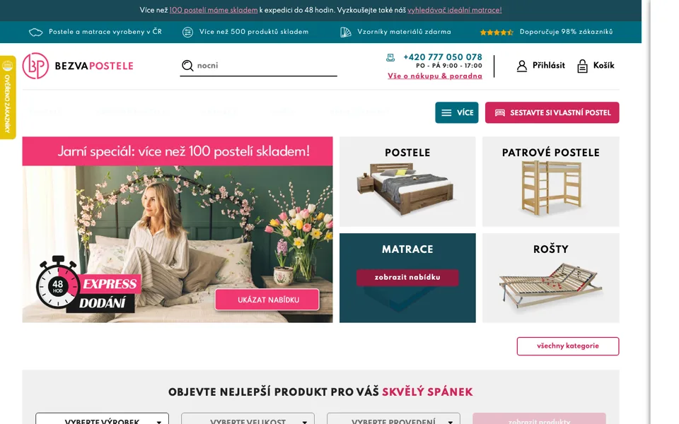 Náhled webu Bezvapostele