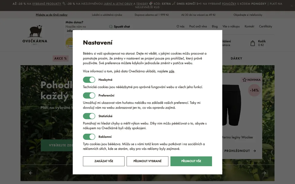 Náhled webu Ovečkárna